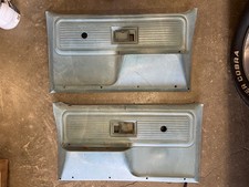 1977 - 1980 Chevrolet Silverado Gmc Pickup Truck Door Panels Blue Oem Pair