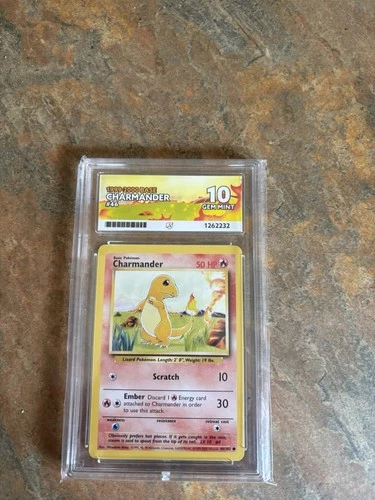 ACE 10 [PSA 10] Charmander 46/102 Base Set POKEMON WOTC 1999-2000 4th Print Gem