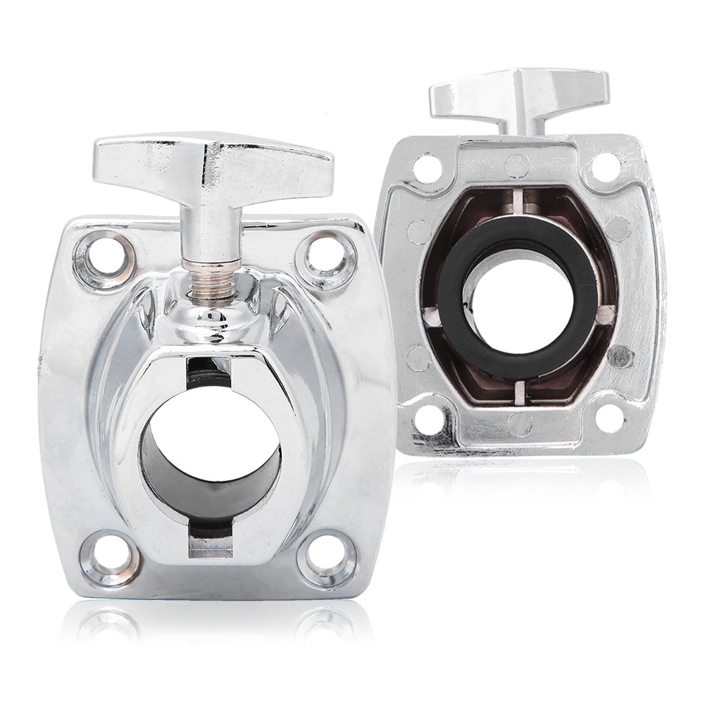 Zinc Alloy Drum Kit Holder Base Plate Cymbal Holder Clamp Percussion Instrument