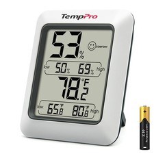 TempPro TP50 Digital Hygrometer Indoor Thermometer Room Thermometer Humidity M