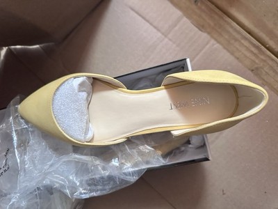 nine west shoes size 7 yellow F/S