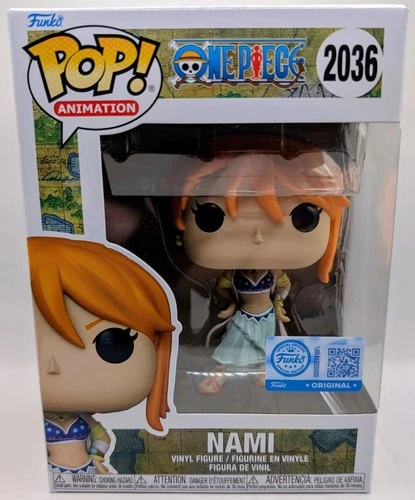 Funko Pop! Vinyl: One Piece - Nami - Funko (Exclusive) #2036 + Protector