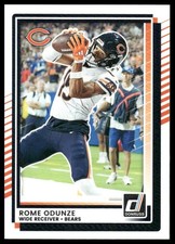 Rome Odunze 2025 Donruss #222 Chicago Bears