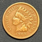 1909 S Indian Head Penny Cent, Nice Key Date Coin