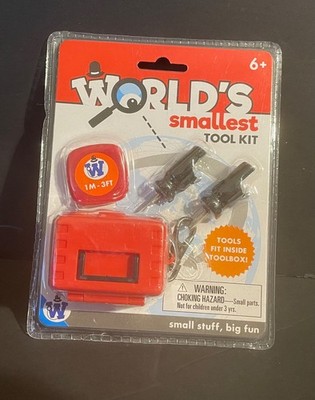 World's Smallest Tool Kit & Tiny Set Of Tools.  Fun Gift for Him/Her/Collectors!
