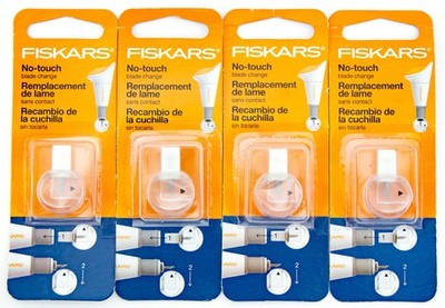Fiskars Replacement Blades Shapexpress2 Freehand Swivel Knife Lot of 4 No Touch