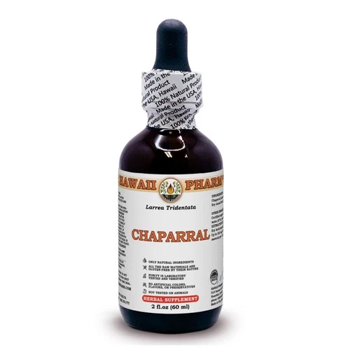 Chaparral Liquid Extract, Chaparral (Larrea tridentata) Dried Aerial Parts Tinct