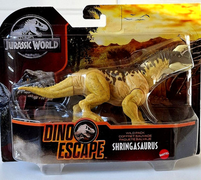 MATTEL HCL 84- Jurassic World  DINO ESCAPE Wild Pack  '' SHRINGASAURUS '' /  OVP
