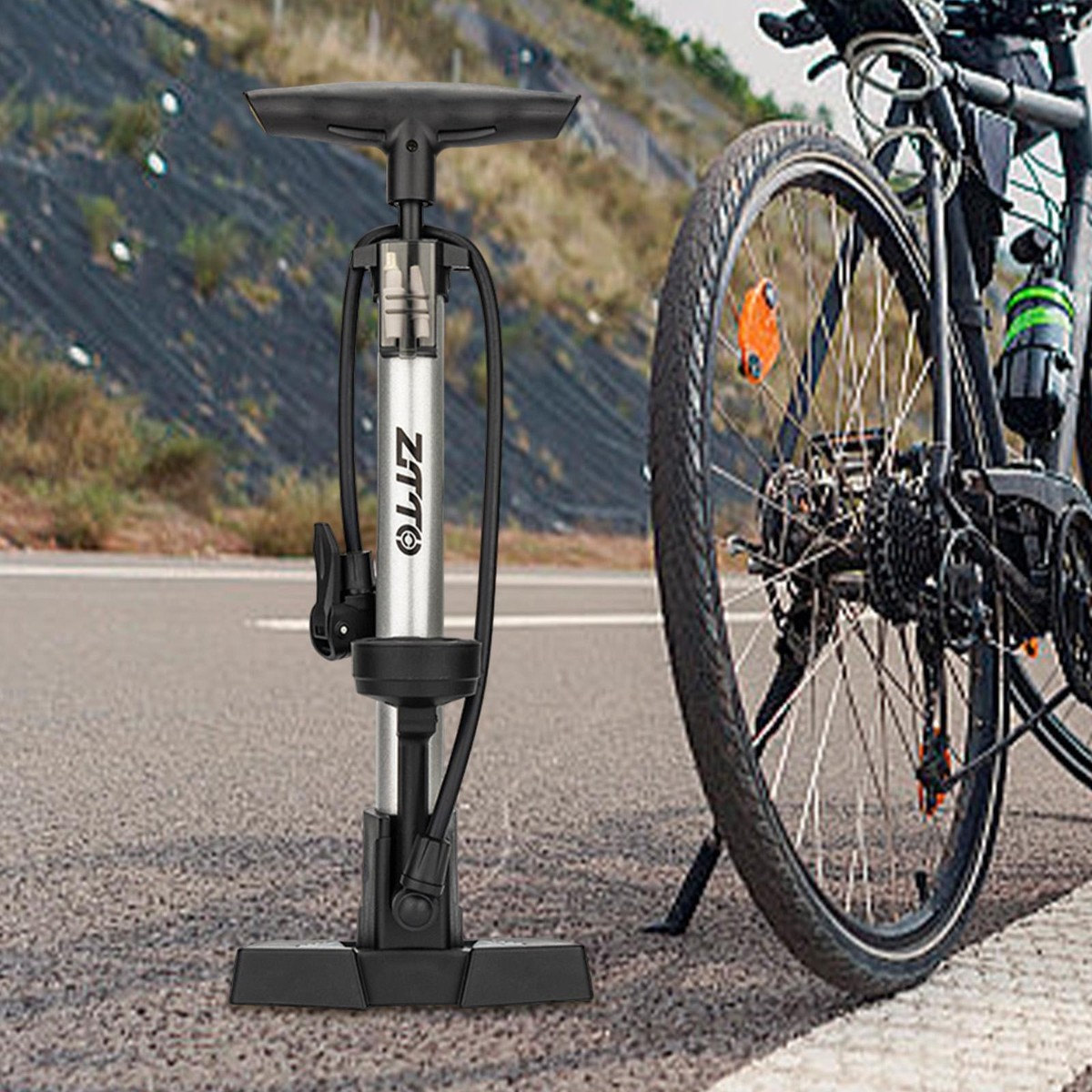 HOT Road Bike Tire Pump Best Air Pump For Bicycle Best Bike Air