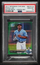 2017 Bowman Chrome Minis Prospects Green Refractor 3/99 Khalil Lee PSA 10 0h2x