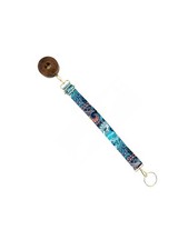 Gagliano Cello  Bass Endpin Stopper with Detachable Strap -Blue Paisley Pattern