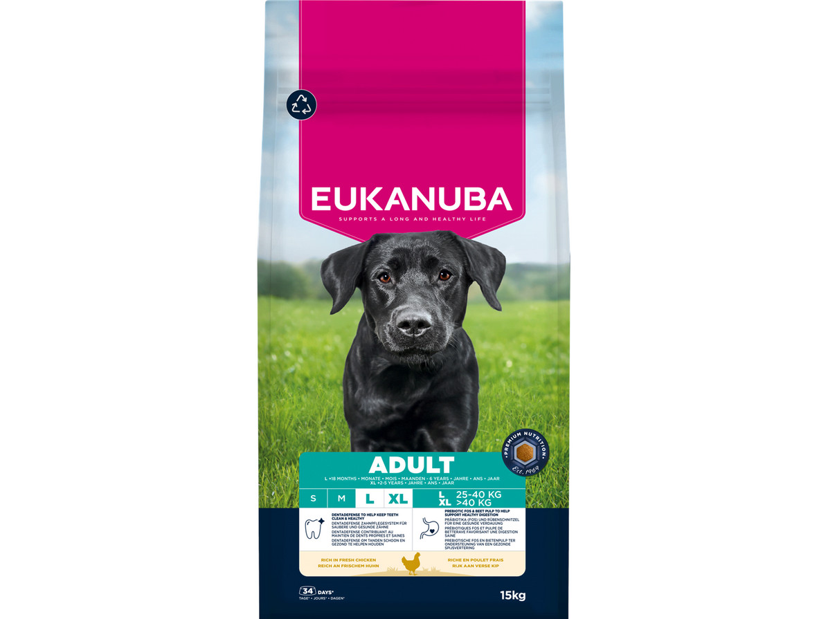 Eukanuba Adult Large Breed, Fresh Chicken, 15kg