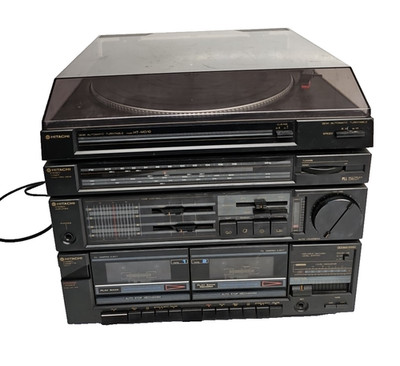 Hitachi HT-MD10 HiFi Stack System Tapedeck Plattenspieler