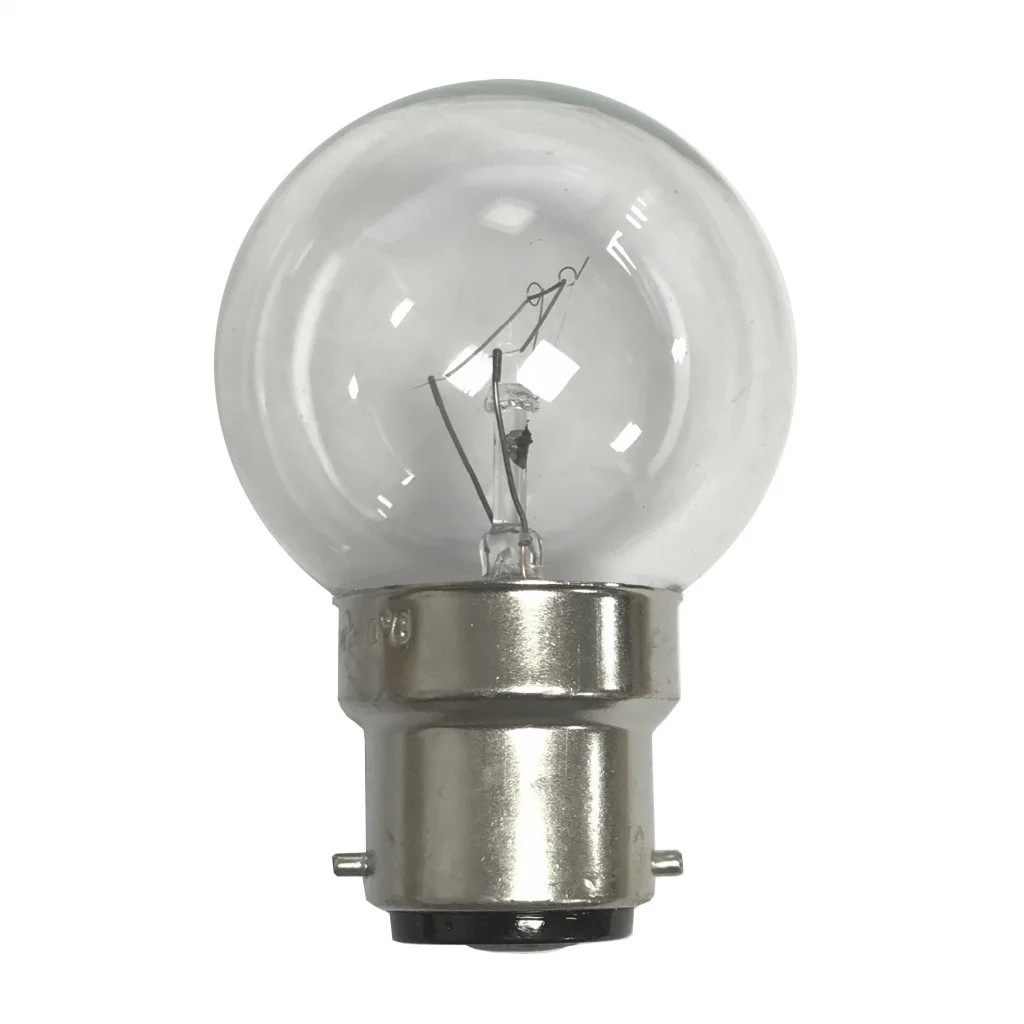 Clear 235v 25w Oven Appliance Light Bulb 300 Degrees BC B22 Bayonet Cap