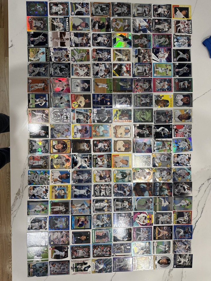 New York Yankees Judge Soto Volpe Wells Dominguez Mantle Jeter Ruth 144-card lot