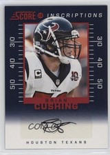 2013 Score Inscriptions Brian Cushing #IN-BU Auto 1u6