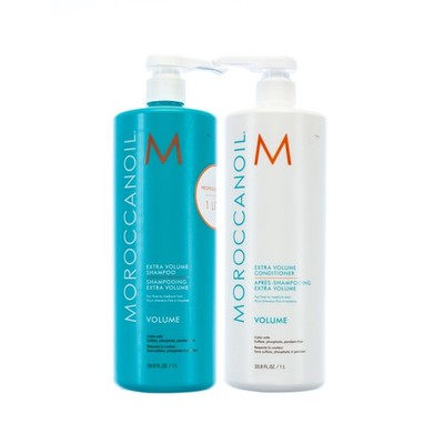 Moroccanoil Extra Volume Shampoo and Conditioner 33.8oz/1L SET AUTHENTIC