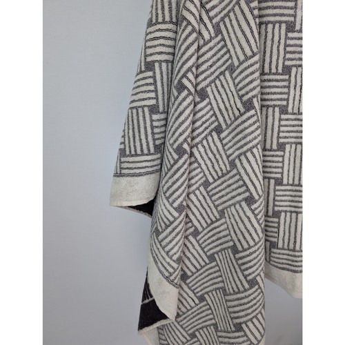 Telo mare jacquard Bottega Veneta Intreccio colore crema/marrone nuovo con etichette OSS - Foto 13 di 22