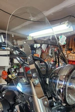 National Cycle Touring Heavy Duty™ Light Solar Tint Windshield w/Mounting #N2210