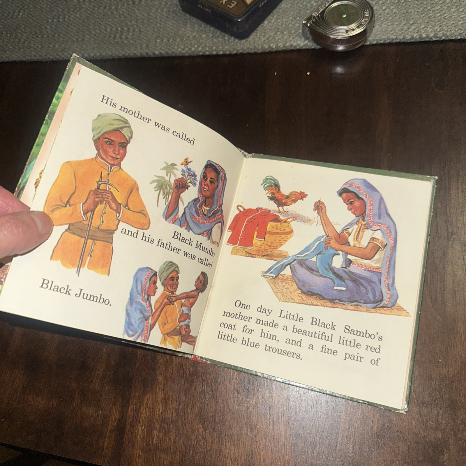 Vintage Little Black Sambo Whitman Publishing Tell-A-Tales Children’s Book