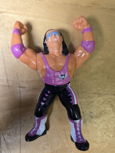 WWF Hasbro Bret Hart Action Figure 1994 Series 8 W...