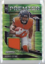 2024 Panini Prizm Premier Jerseys Neon Green Pulsar Audric Estime #PJ-AEE 1nr7