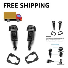Front Windshield Washer Nozzles - For Dodge Jeep Ram - Replaces Oem 4805742... Front Windshield Washer Nozzles - For Dodge Jeep Ram - Replaces Oem 4805742...