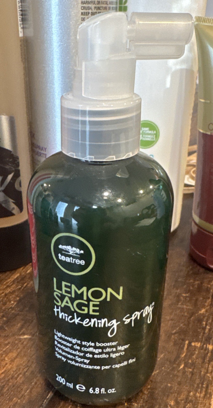 Tree Lemon Sage Thickening Spray Ideal For Fine Hair 6.8 Oz