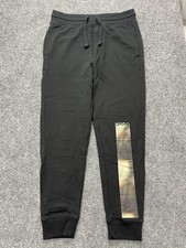 HUGO BOSS Black Cotton Tracksuit Joggers Sweat Pants Pockets Mens Small 10246253