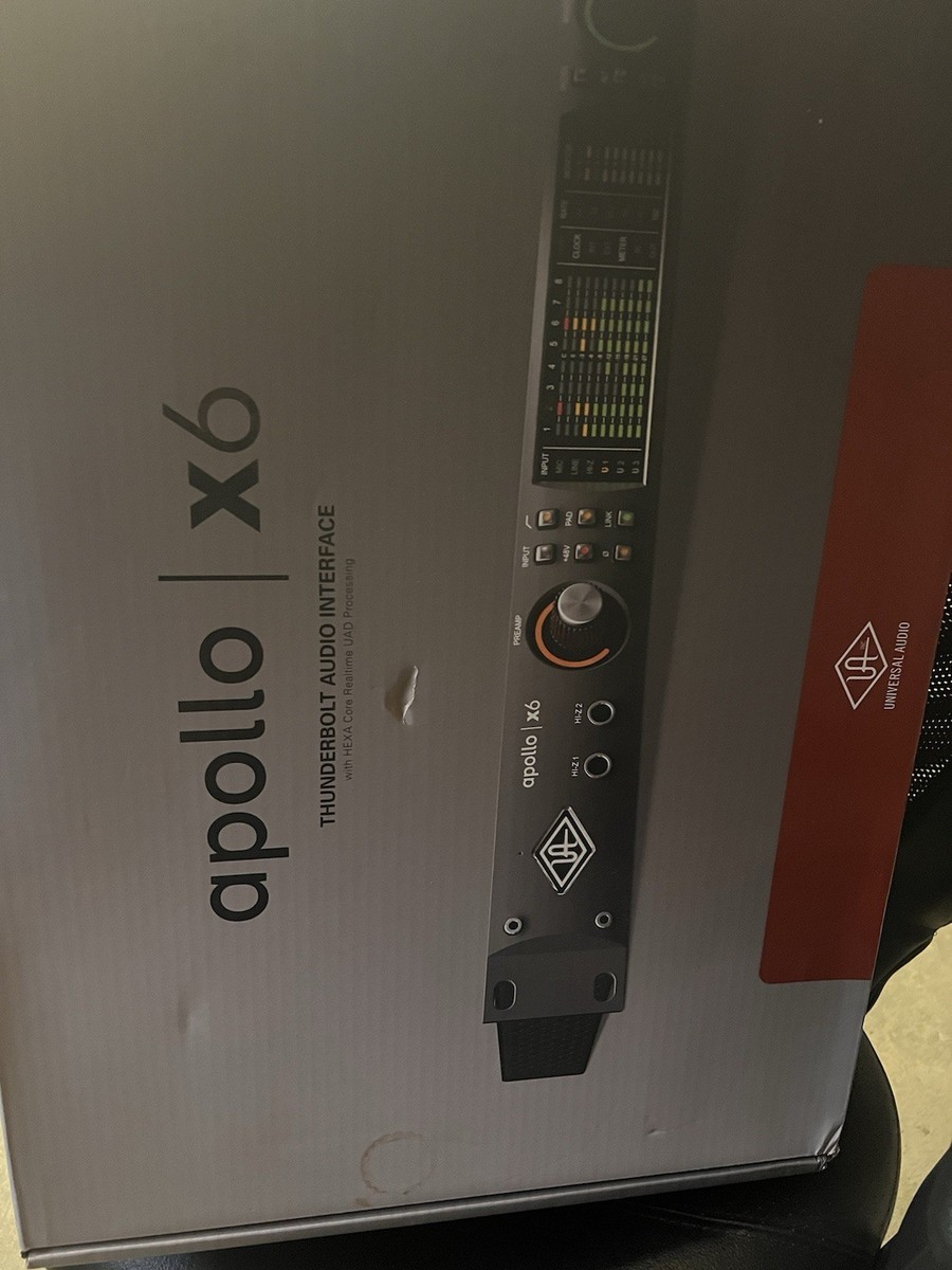 Universal Audio Apollo X6 Thunderbolt 3 Audio Interface and UAD-2