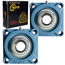 (2 Pack) PREMIUM QUALITY UCF207-22 Square Fla...