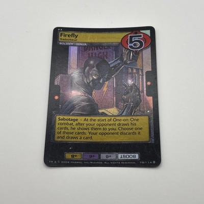 G.I. JOE TCG Foil Firefly 78/114 - 2004 Wizards Coast WOTC Trading Card Game GI