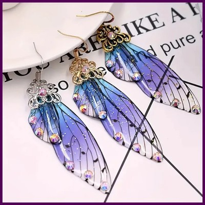 1 Wings Crystal Glue Molds, Crystal Drops, Earring Jewelry Molds, DIY Resin