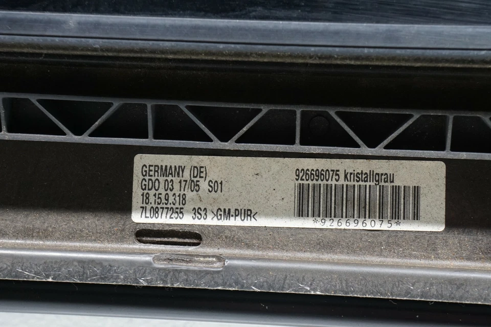 04 05 06 07 VOLKSWAGEN TOUAREG TECHO CORREDIZO MONTAJE PANEL TECHO CORREDIZO OEM Foto 2 de 4