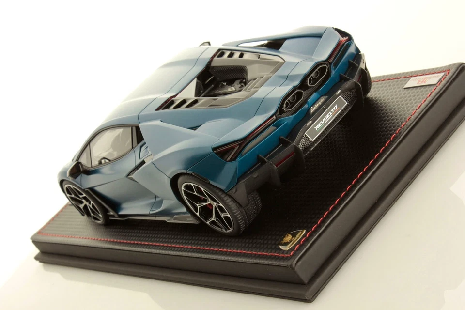 MR Collection Lamborghini Revuelto Blu Mehit Matt 1/18. LAMBO058D - Imagen 4 de 4
