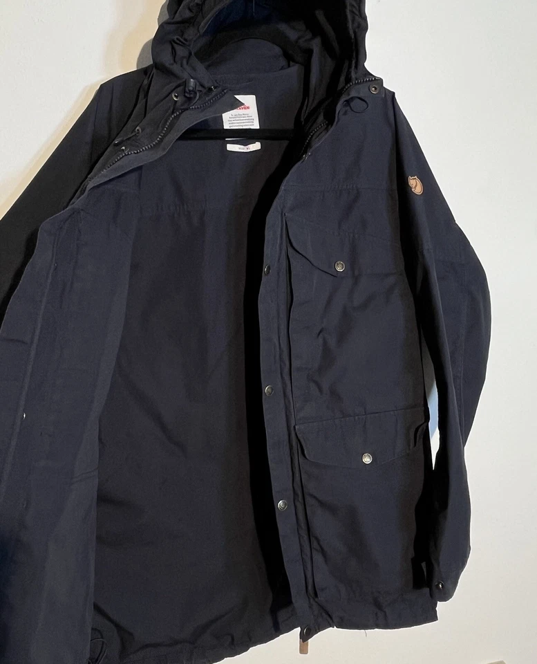 Chaqueta FJALLRAVEN Vidda Pro para hombre talla XL negra G-1000 encerable Foto 4 de 4