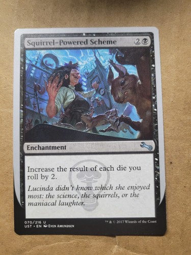 MTG Magic Gathering Squirrel-Powered Scheme 70/288 Unstable NM/LP BULK DISCOUNT