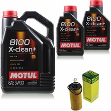 MOTUL 7L 5W-30 Motoröl+MANN-FILTER für BMW  F30 F80 316d F35 330d xDrive 318d
