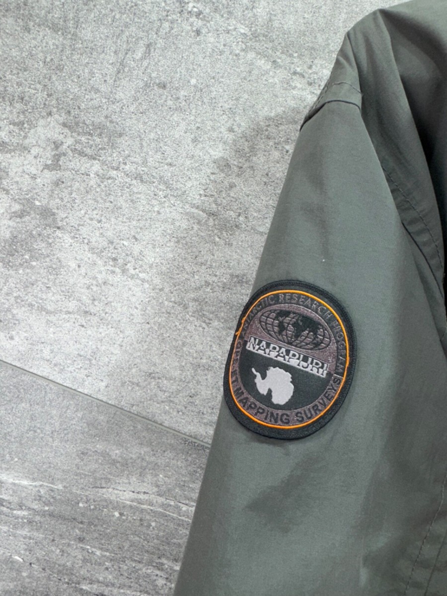 NAPAPIJRI フード付きグレージャケット Napapijri Rainforest Jacket Grey NP0A4GMCH981 order online