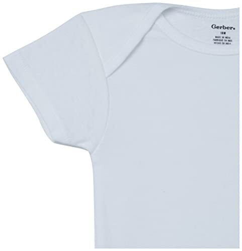 Laughing Giraffe Baby Bodysuit - White Short Sleeve Onesie 0-3 Months