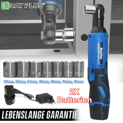 2 Akku-Ratsche Ratschenschlüssel Elektrische Knarrenschlüssel Satz 3/8'' Wrench