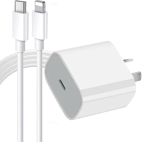 20w Fast Charge Wall Charger USB-C Cable For Apple iPhone 16 15 Pro Max iPad - 第 10/10 張圖片