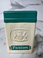 Vintage Paxton Cigarettes Humidor Philip Morris