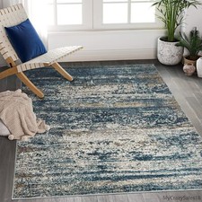 ArtandTuft Washable Rug, Anti-Slip Abstract Area Rug 5x7ft