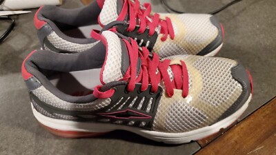 Avia Avi-180 White/Pink/Grey Women's Size 8.5 Running Shoes