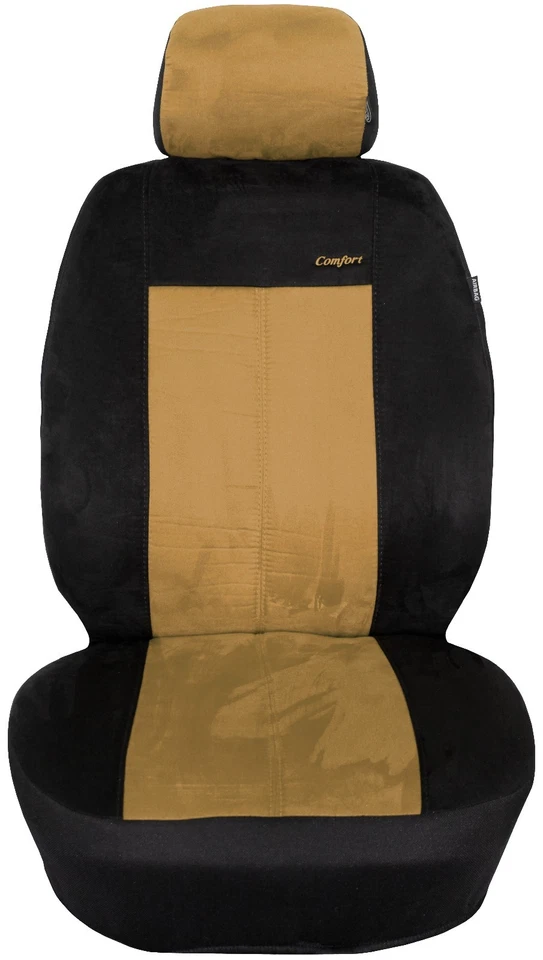 Seat covers car protective covers set beige suitable for Citroën C3 I Picanto Matiz up - Image 2 of 4