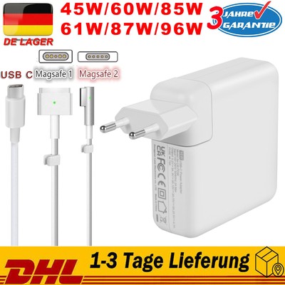 Netzteil Ladegerät Für Apple Macbook Pro Air 11'' 13'' 15'' 17'' L/T USB C Spitze