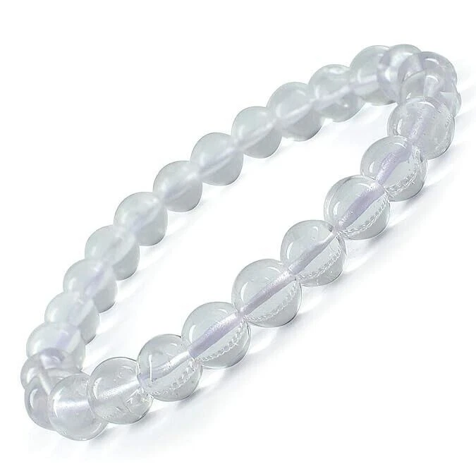 Clear Quartz 8mm Beads Bracelet for Reiki Healing Crystal