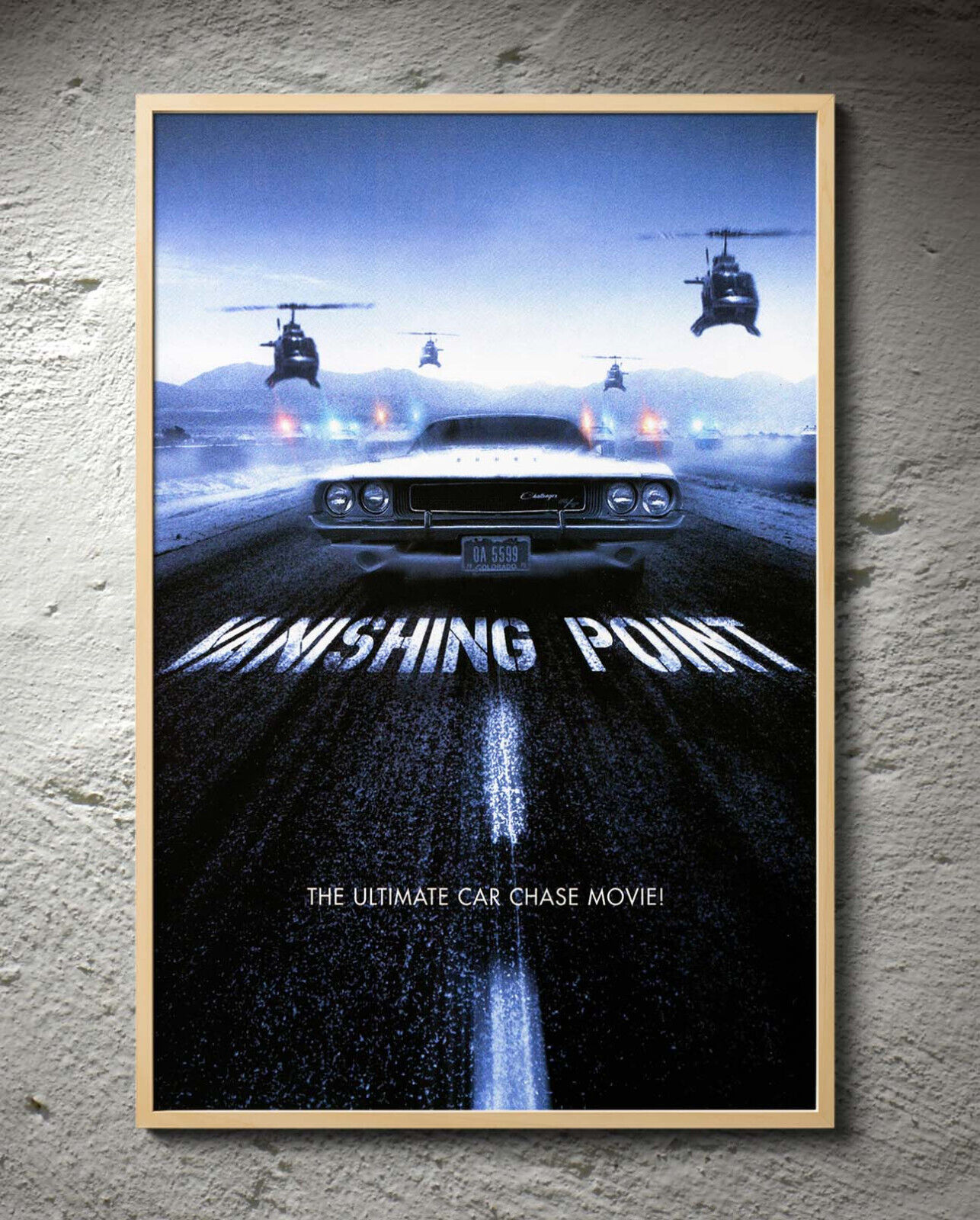 Vanishing Point Barry Newman 1971 Movie Poster 24x36 Borderless Glossy  7142