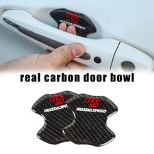 Mazdaspeed Real Carbon Anti Scratch Badge Door Handle Bowl Cover